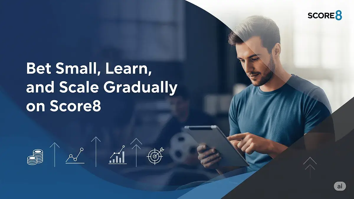 Bet Small, Learn, and Scale Gradually on Score8